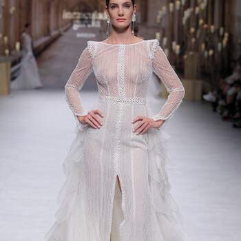 Inmaculada Garcia. Credits: Valmont Barcelona Bridal Fashion Week