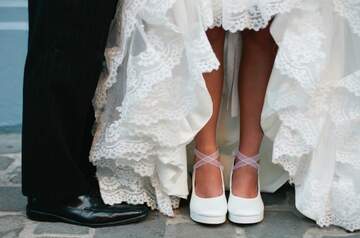 La ragazza best sale zapatos de novia