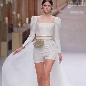 Inmaculada Garcia. Credits: Valmont Barcelona Bridal Fashion Week