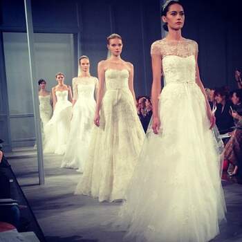 Se você é fã da Monique Lhuillier 2014, confira em primeira mão, os vestidos de noiva apresentados na New York Bridal Week 2013.