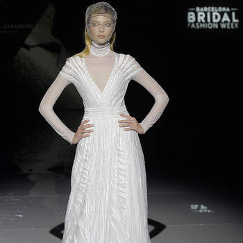 Isabel Zapardiez. Credits: Barcelona Bridal Fashion Week