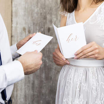 Libritos De Promesas Blanco- Compra en The Wedding Shop