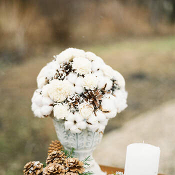 Eine winterliche Hochzeitsfeier. Foto: Bell Studio - Esther&amp;Gabe