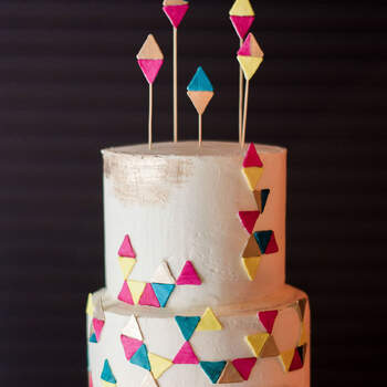Inspiração para bolos de casamento modernos | Créditos: Matt Rice