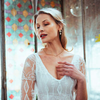 Photo : Guillaume Gilles - Elsa Gary, robe de mariée La vie en rose