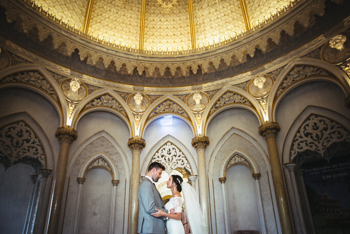 Palácio de Monserrat. Foto: Aguiam Wedding Photography