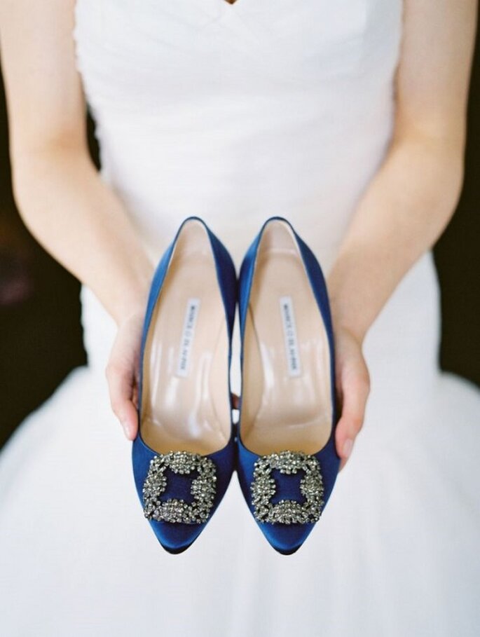 Zapatos de novia en lindos colores - Krystle Akin