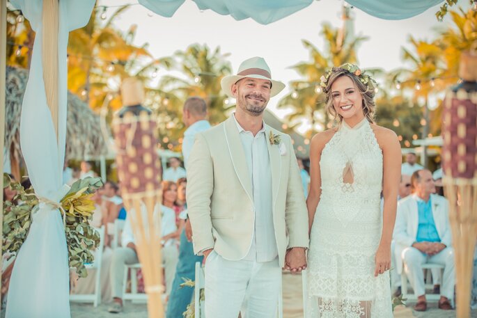 Decoración de Boda en la Playa Sencilla • Nomart Weddings