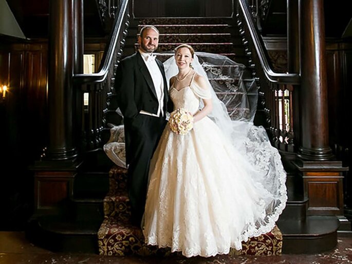 Bride Wears 4 Generations of Wedding Gowns