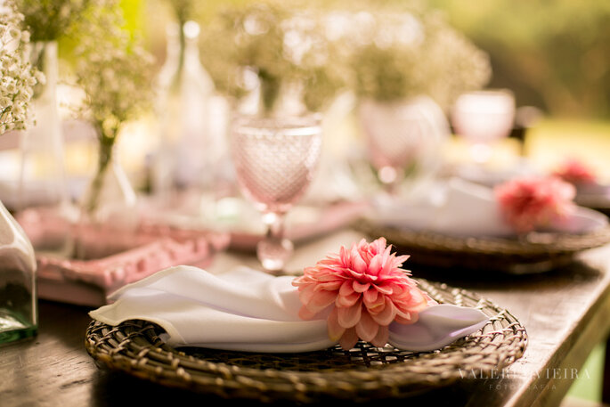 Detalhe mesa convidados