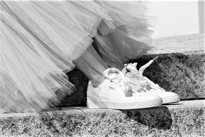 Sneaker für die Braut