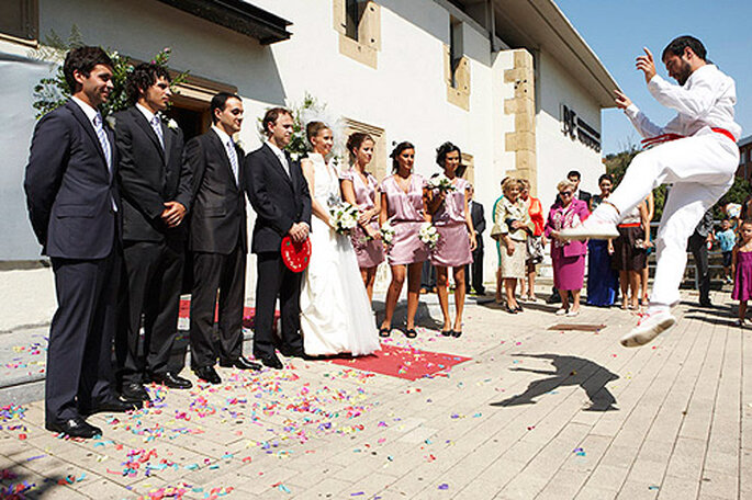 Es importante acordar con el fotógrafo de la boda cómo se van a realizar las fotografías. Foto: Doble A Foto