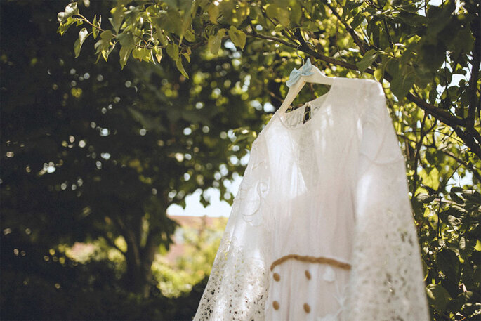 9 detalles de tu vestido de novia que te harán sonreír