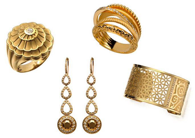 Las joyas de Carrera & Carrera que Jessica lange lució en los Emmy. Foto: Carrera & Carrera