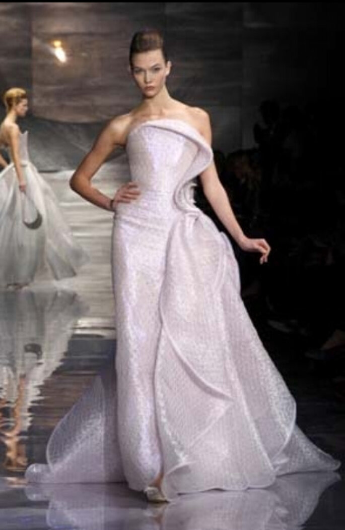Robe de mariée Armani 2011 :  le créateur de la robe de Charlene Wittstock