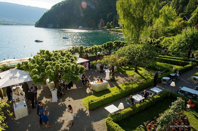 Lieu de réception pour mariage au bord du lac d'Annecy