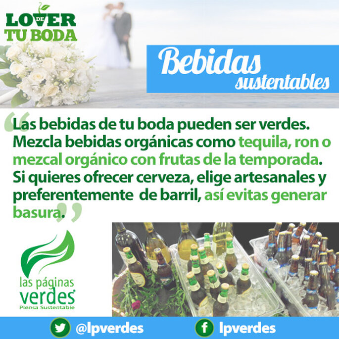 Bebidas sustentables para una boda ecológica en 2013 - Foto Lás Páginas Verdes
