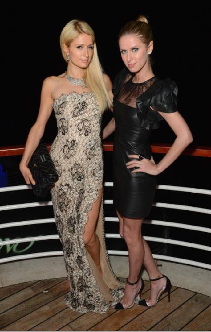 Nicky y Paris Hilton, Festival de Cannes 2012. Foto de Image.net.
