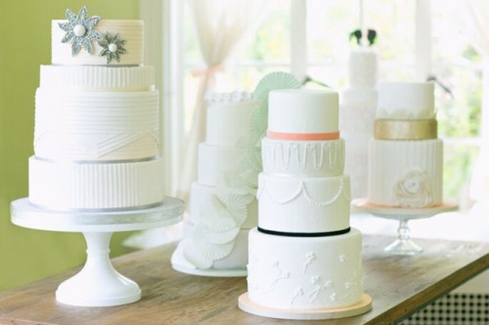 Tendencia en tortas de boda - Green Wedding Shoes
