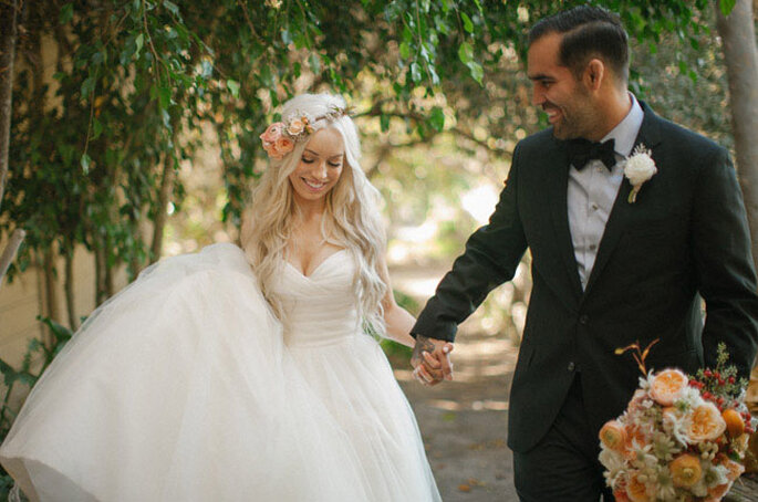 Real Wedding: Romance californiano, decoración preciosa y un toque vintage - Foto Love is a Big Deal