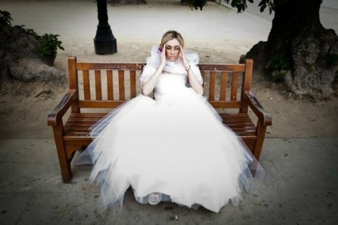 Robe de mariée courte ou longue : une vaste question ! -Photo : Cesc Giralt
