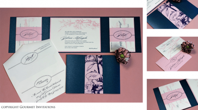 Ideas de la papelería que puedes usar para tu boda. Foto Gourmet Invitations