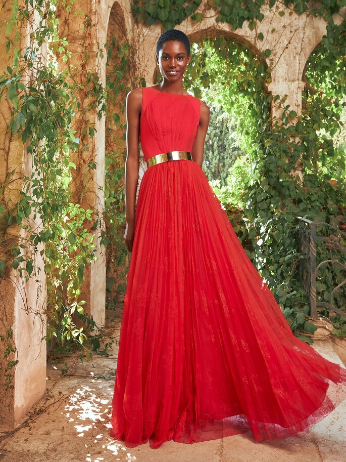 Chimenea acoso Religioso 70 vestidos rojos de fiesta: el color más intenso para las invitadas