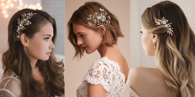 65 Accessoires de cheveux pour etre une mariee tendance