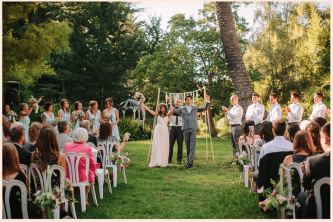 Una boda casual, rústica y encantadora en Oakland, California - Foto Danielle Capito