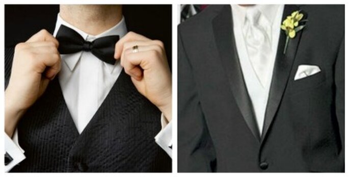 Si el novio lleva la corbata torcida según la superstición éste le será infiel durante toda la vida de matrimonio.