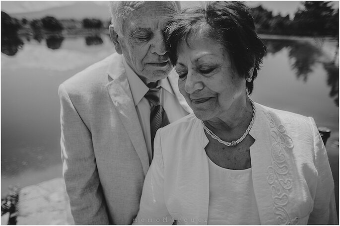 50 años de amor: una sesión de aniversario lindísima - Foto Memo Márquez