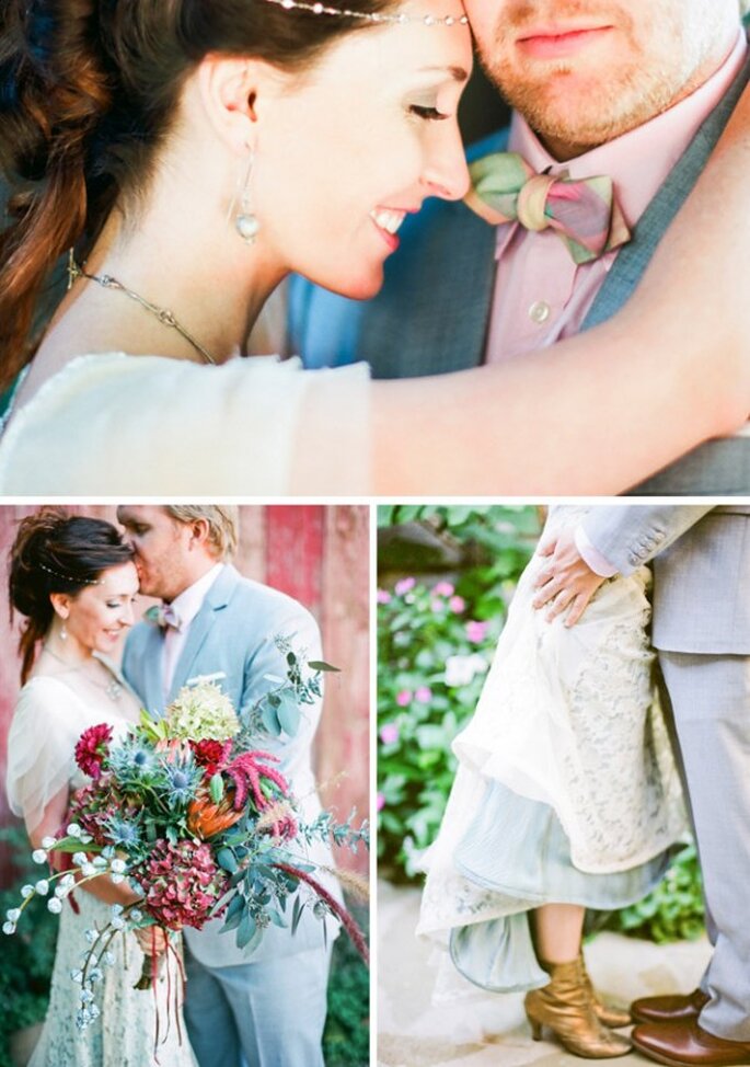 Real Wedding: Una boda bohemia con mágicos colores - Foto Nancy Neil