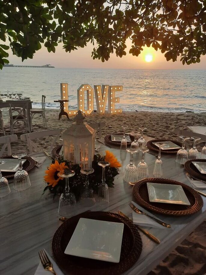 Tu Boda Perfecta - Grupo Empresarial Eventos Integrados decoración boda playa