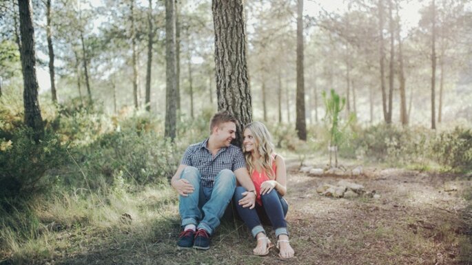 Cartel para boda SOIS LOS SIGUIENTES para futuros novios