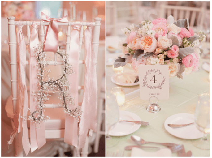 Decoraciones originales para las sillas del banquete de bodas - Foto Elisabeth Millay