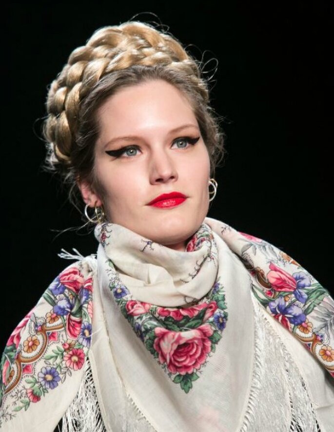 Trenzas, el peinado must para las novias con estilo - Foto Thomas Rafalzyk para L'oréal