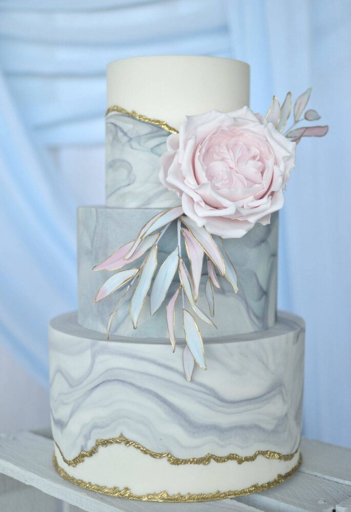 Marble Cake bolo casamento