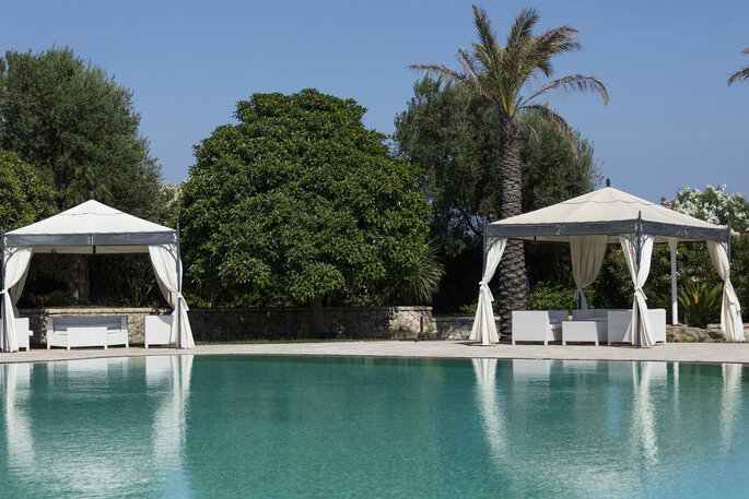 Ampia e splendida piscina dell'Augustus Resort