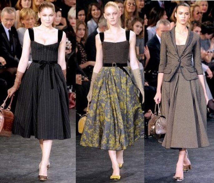 3 tendencias otoñales en vestidos de fiesta - Louis Vuitton