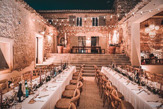 table de mariage style provence