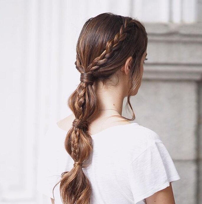 Peinados de novia con trenzas