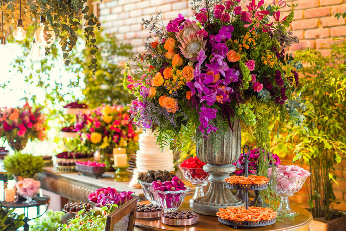 Decoração casamento boho