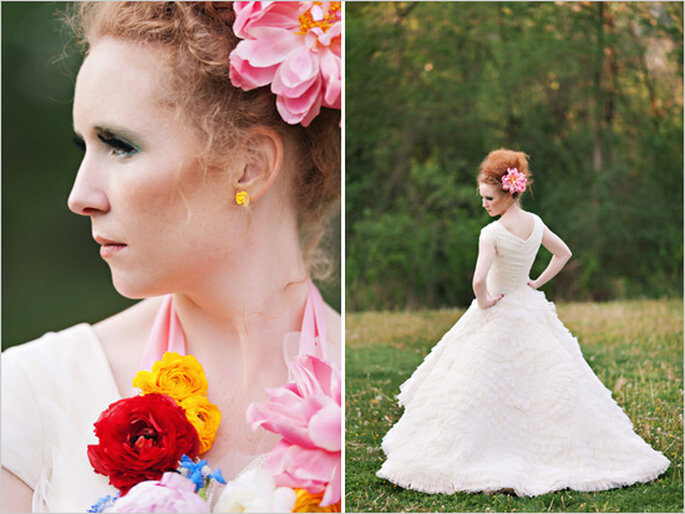 Decora tu boda con una inspiración en un jardín fantástico - Mikki Platt