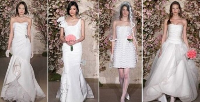 Vestidos de novia diseños de Oscar De La Renta colección primavera 2012