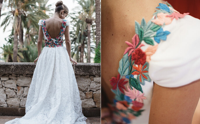 detalles vestido novia