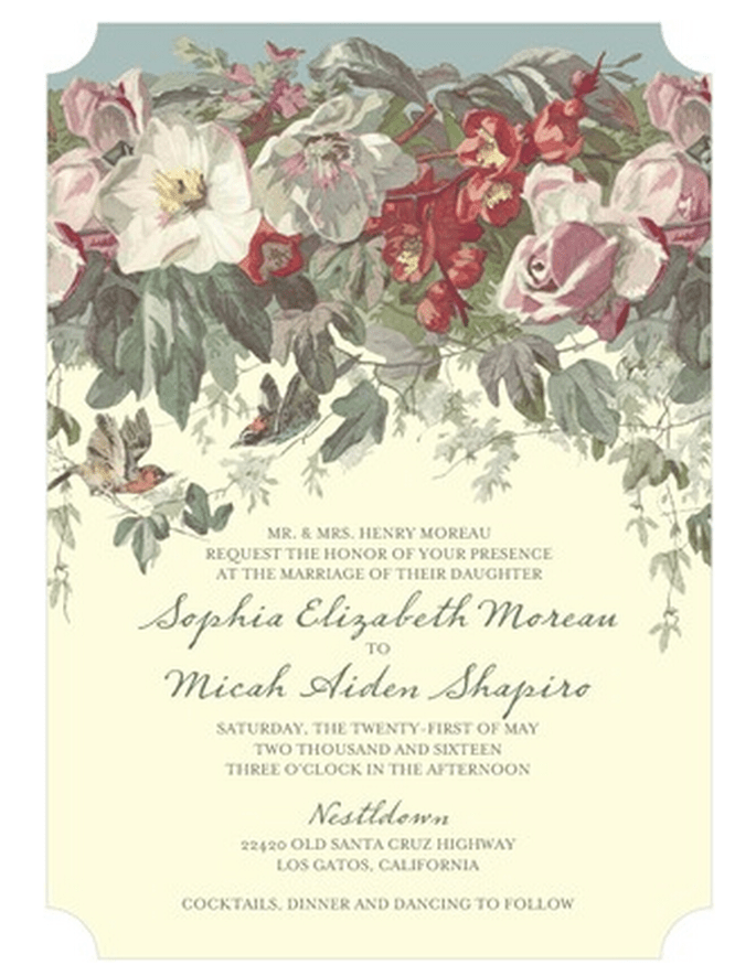 Colección exclusiva de invitaciones de boda de Claire Pettibone - Foto Wedding Paper Divas