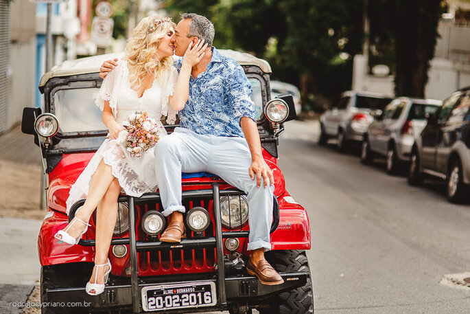 Jeep em casamento