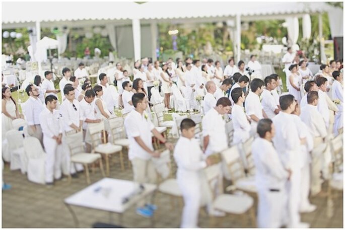 Real Wedding: Una boda perfecta en blanco - Foto Cherryblocks 