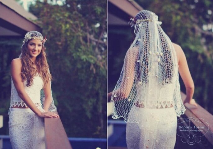 Real Wedding: Boda hippie chic con detalles marítimos - Foto Débora Fossas