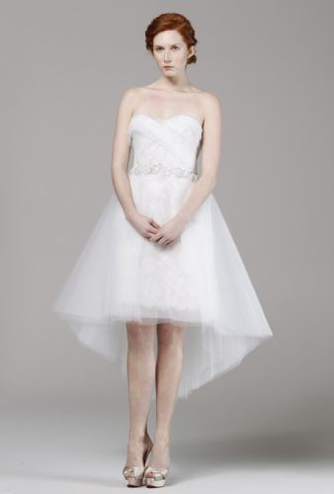 Los 5 mejores vestidos de novia cortos de la New York Bridal Fashion Week